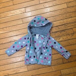 Garanimals Gray Jacket with Colorful Polka Dots